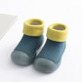 thumbnail image 2 of Otqutp Baby Casual&nbsp;Shoes Toddler Baby Shoes Socks Solid Color Patchwork Knitted Plush Baby Socks Shoes For 0 To 3 Years Slip On Shoes, 2 of 4