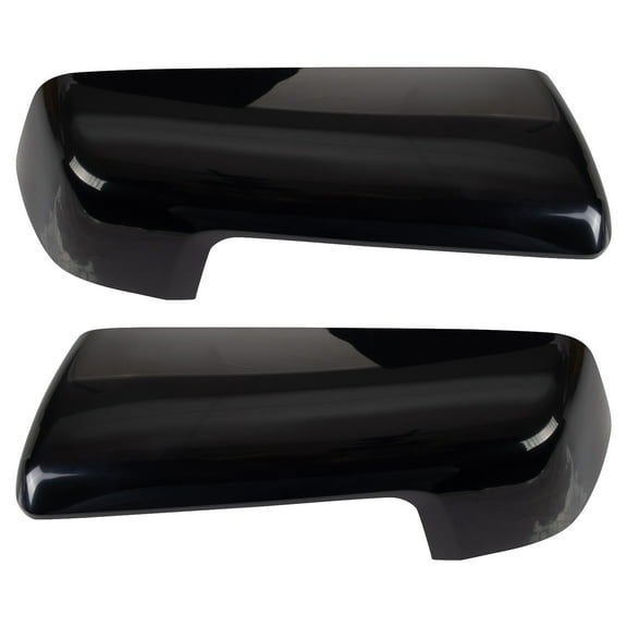 TRQ Mirror Cap Set Fits 2019-2021 Chevrolet Silverado 1500 GMC Sierra 1500 MCA11056