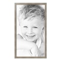 thumbnail image 2 of ArtToFrames 20" x 36" Champagne Pebble Metallic Picture Frame, 20x36 inch Silver Wood Poster Frame (WOM-5258),  Pack, 2 of 7
