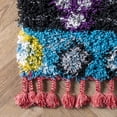 thumbnail image 3 of nuLOOM Alane Moroccan Tassel Shaggy Area Rug, 7' 10" x 10', Multi, 3 of 4