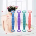 thumbnail image 2 of Body Sponge Silicone Brcomhes Bath Towels Scrubber Rubbing Back Peeling Massage Shower Belt Extended Skin Clean Brcomhes, 2 of 5