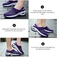 thumbnail image 3 of unbranded 1Par Sandalias Deportivas Transpirables De Malla Moradas Para Mujer Con Suela Antideslizante Y, 3 of 8