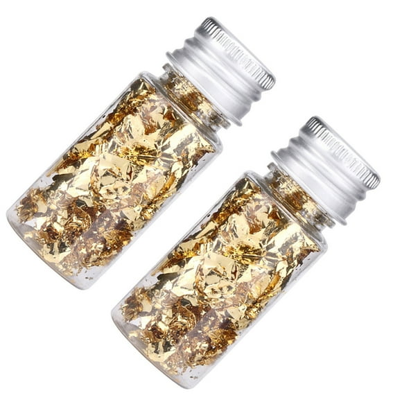 Papier d'Aluminium Doré, Papier d'Aluminium Alimentaire Pratique, 2 Pcs Décoration Alimentaire Cuisine pour Familles Bars Restaurants