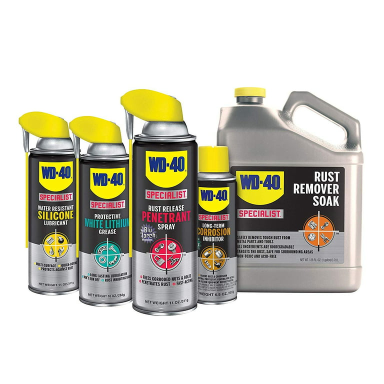 WD-40 Specialist Water Resistant Silicone Lubricant Spray, 11 Ounces (5  Pack)