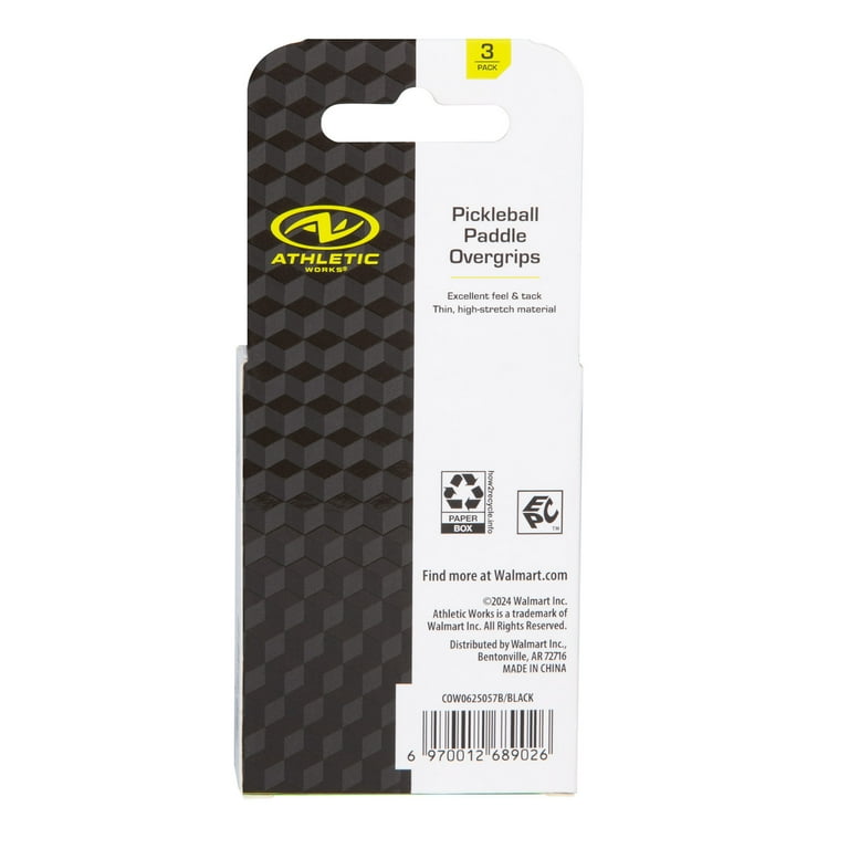 Athletic Works Pickleball Overgrip Tacky Absorbent Grip