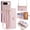 Pink, variant on Allytechgroup for Google Pixel 10 Pro XL Wallet Case, Large Space Cards Slots Zipper Pocket Shoulder Strap Stand Shockproof Wallet Phone Case Full Body Cover for Google Pixel 10 Pro XL, Orange