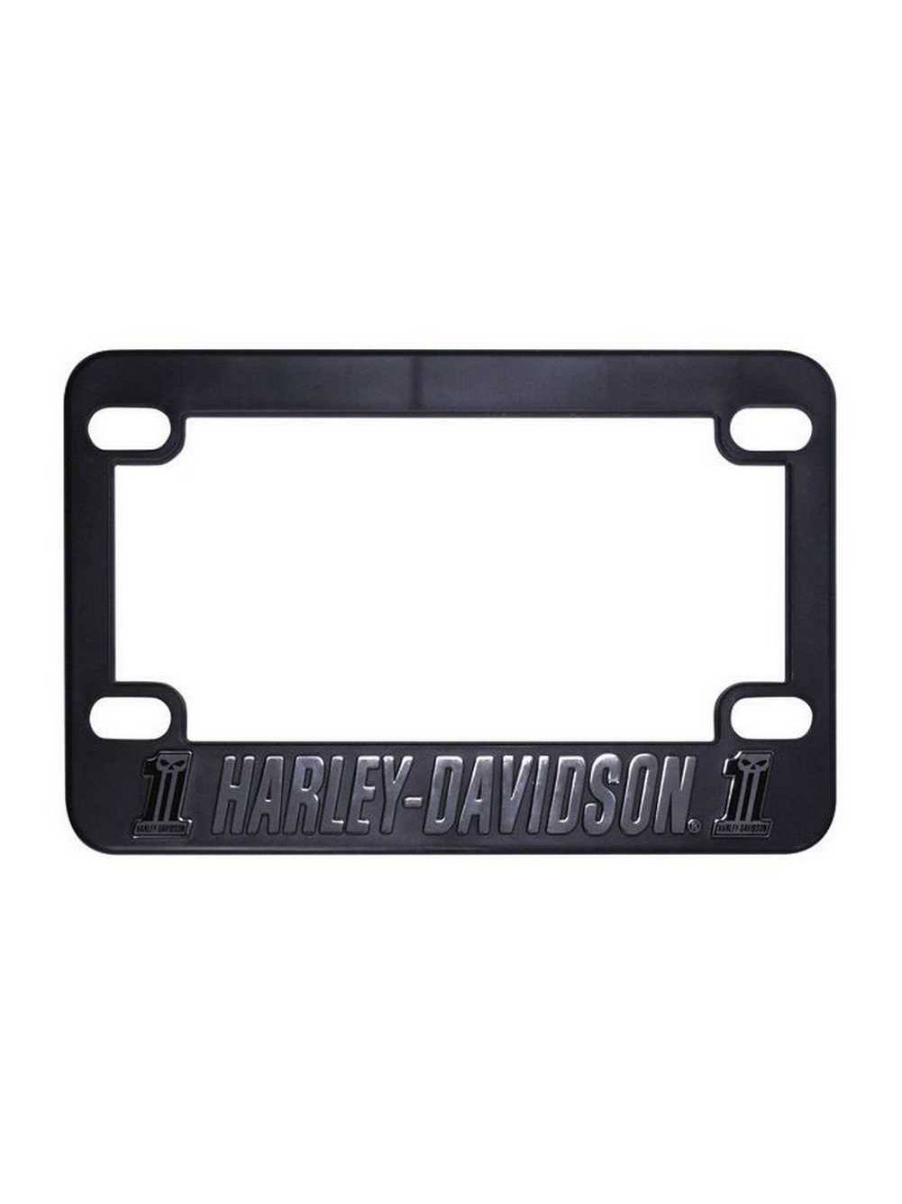 HarleyDavidson 1 Skull Motorcycle License Plate Frame MF71830, Harley