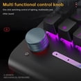 thumbnail image 3 of VIPQV Wired Gaming Keyboard with Wrist Rest Combo, RGB Backlit, Mechanical Feel Anti-ghosting Keyboard, PC/Mac Support, 3 of 7