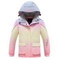 thumbnail image 3 of Piomll Girls Matching Sets Ski Winter Water Windproof Thermal Snowsuit Jacket Pants Kids Clothing, 3 of 4