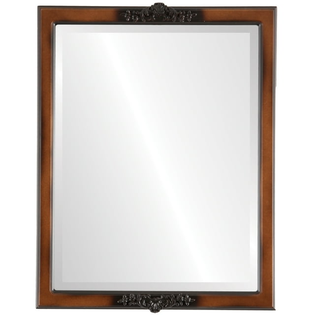 Athena Framed Mirror - Walnut