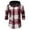 Wine, variant on DDAPJ pyju Men's Flannel Hoodie Jacket 2023 Clearance,Slim Fit Stretch Plaid Shirt Jackets Long Sleeve Drawstring Shacket Jacket Casual Button Down Outwear Tops