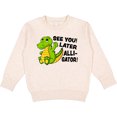 thumbnail image 2 of Inktastic See You Later Alligator Toddler Sweatshirt, 2 of 4
