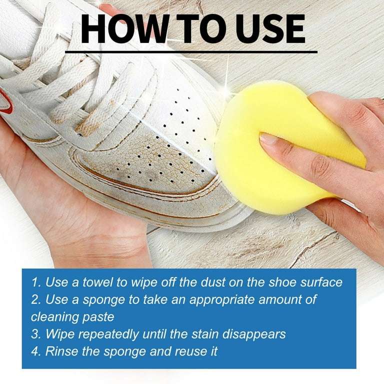 Pcs White Shoe Cleaning Balm Waterless Stain Remover for