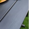 thumbnail image 6 of S-HOME Patio Dining Table with Umbrella Hole, Perfect for Outdoor Dining in Your Yard or Lawn Area，Black, 6 of 9