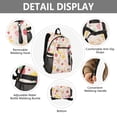 thumbnail image 4 of JIALIOU 14" Laptop Backpack Waterproof Airline Approved Stylish Casual Daypack for Travel Business College Work, Dog Banana Strawberry Sun, 4 of 8