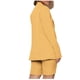 thumbnail image 4 of Puntoco Traje de negocios para mujer, trajes de 2 piezas, manga larga, cuello vuelto, tops, pantalones cortos sólidos Puntoco Puntoco-3118, 4 of 9