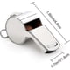 thumbnail image 3 of Whistle, Stainless Steel Extra Loud Sports Whistle With Lanyard, 3 of 3