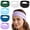 6 Color (White+Black+Light Purple+Light Blue+Dark Green+Teal), variant on 6 Pack Wide Headbands for Women Non Slip Soft Elastic Hair Bands Yoga Running Sports Workout Gym Head Wraps, Knotted Cotton Cloth African Turbans Bandana (with 6 Pcs Hair Ties)