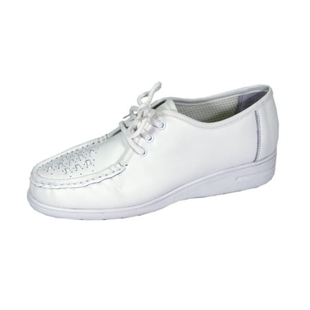 

24 HOUR COMFORT Mei Wide Width Comfort Shoes For Work and Casual Attire WHITE 5.5
