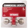 thumbnail image 2 of Tell Manufacturing CL100008 Satin Stainless Steel Entry Ball Knob Lock- 2.75 in. Backset, 2 of 2