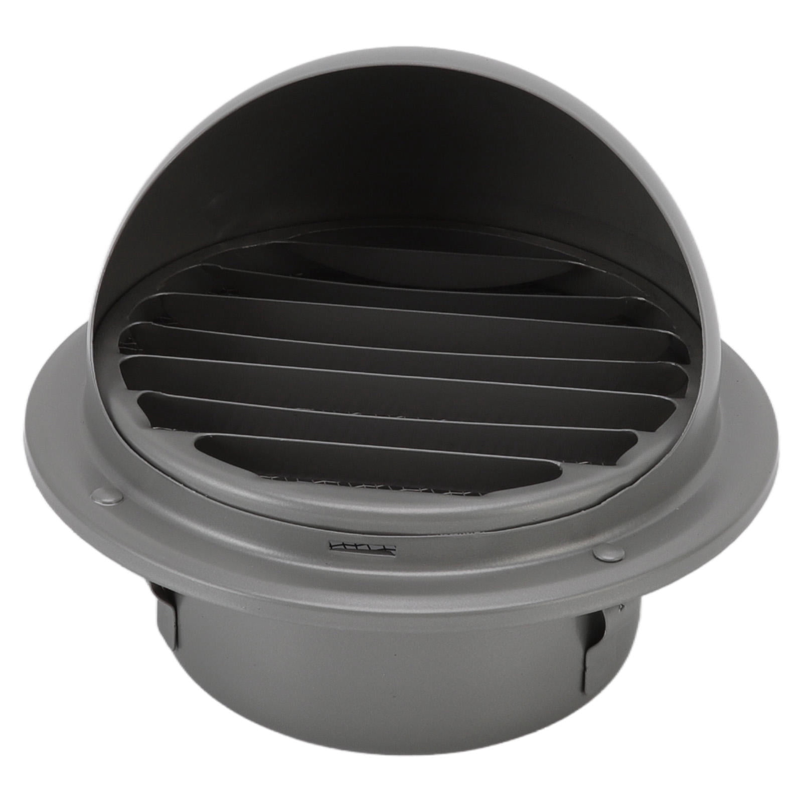 YAHHU Stainless Steel Louvered Wall Vent – Waterproof, Windproof, Round Hemispherical Cover, Easy Install, 5.5"×5.9" for Dryer, Kitchen, Bathroom & HVAC