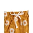 thumbnail image 4 of Kiapeise Toddler Girls Daisy Print Sleeveless Vest Bloomer Shorts Summer Set, 4 of 9