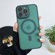 thumbnail image 3 of Matte Magnetic Clear Ultra Thin Slim Phone Case for iPhone 11 12 13 14 15 Pro Max Wireless Charging Magsafe Cover with Lens Film, 3 of 5