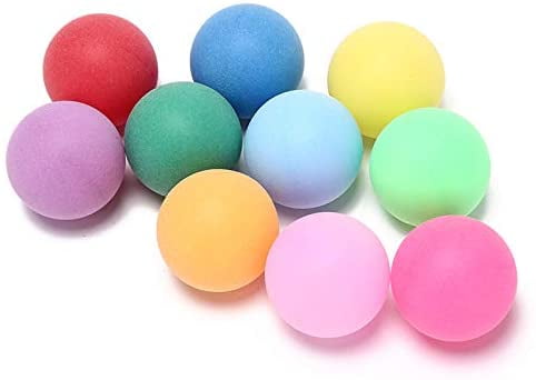 Mega Shop Colored Ping Pong Ball 100 Pcs 40mm 2.4g Practice Trainning Table Tennis Balls Game and Pongs Game 