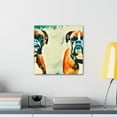 thumbnail image 6 of "The Brawny Boxer" - Canvas, 6 of 25