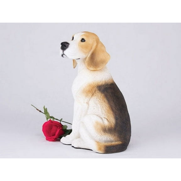 Beagle Cremation Pet Urn for a Dog Memorial in remembrance of your beloved family pet
