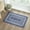 Blue, Creme, variant on VHC Brands Great Falls Blue Rug with PVC Pad, Jute Blend, Oval, Blue White, 20x30 inches