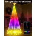 thumbnail image 2 of Árbol de Navidad Innonly de 8 pies con luz inteligente RGBW y 355 LEDs, 2 of 8