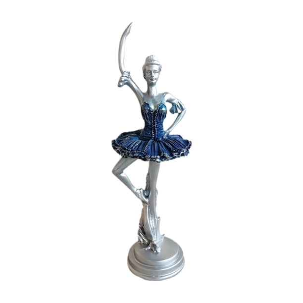 Estatua de bailarina, figura de ballet, artesanía, figura decorativa coleccionable Estilo D