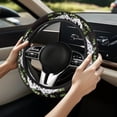 thumbnail image 3 of Uorisanigo Camo Print Warm Steering Wheel Cover for Winter Unique Fluffy Steering Wheel Cover Breathable Car Steering Wheel Protector with Elastic Edge 15 Inch Car Accessories Gift for Holiday, 3 of 8