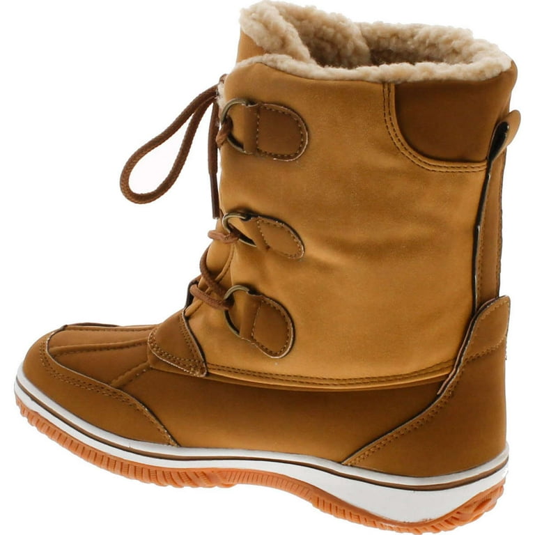 Nature Breeze Women s FROST 04 Lace Up Ankle Mid Calf Artic Warm