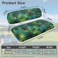 thumbnail image 7 of Jeiento Hawaiian Coconut Tree Golf Cart Seat Cover Set of 2 Club Car Seat Covers Soft Polyester Front Seat Covers Easy to Install, Green, 7 of 7