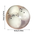 thumbnail image 2 of Tangyuan Squishy Ball, Soft Slow Rising Squeeze Fidget, Cute Food Inspired Sensory Novelty for Desk Breaks, Travel Entertainment, Party Favors, Birthday Gifts and Creative Hand Play, 2 of 3