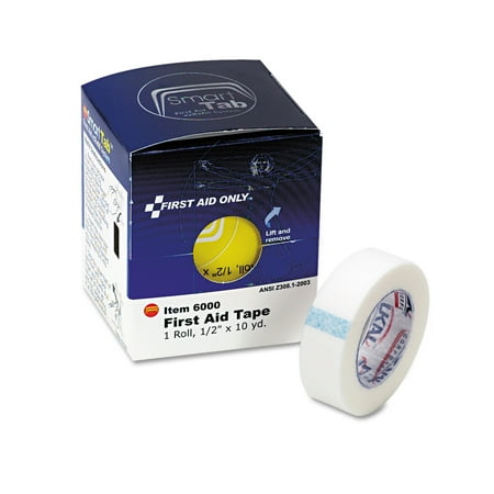 First Aid Only First Aid Tape, 1/2" x 10 yds, Acrylic, White