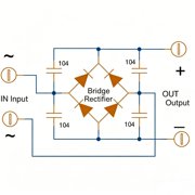 Powerful Bridge Rectifier With Parallel Capacitors 600V Rating 55C To 150C Ranges Stack Bridge Rectifiers 12A
