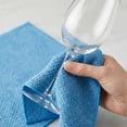thumbnail image 2 of Unique Bargains 3pcs Microfiber Wash Cloths for Washing Dishes Rags Dark Blue 12" x 12", 2 of 8