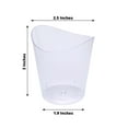 thumbnail image 3 of Efavormart 24 Pack | 4oz Clear Mini Wavy Rim Plastic Appetizer Snack Cups, Disposable Dessert Party Cups, 3 of 11