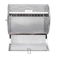 thumbnail image 3 of Panier de Grillade Roulant Panier de Barbecue Roulant en Acier Inoxydable Cage de Grill Ronde en Acier Inoxydable pour Arachide Noix Légumes Séchées, 3 of 8