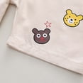 thumbnail image 3 of Glisme 2 Piece Outfits For Boys Toddler Colorful Stripes Short Sleeved T-Shirt And Overalls Two-Piece Set Cartoon Jumpsuits Versatile Clothes Suit Size 3-4, 3 of 8