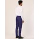 thumbnail image 5 of Pantalones de vestir a rayas para hombre, ajustados, con parte delantera plana, para baile de graduación Azul marino 34 Unique Bargains Pantalones, 5 of 6