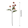 thumbnail image 6 of KGJQ Artificial Pompon Mum, 5 Heads Faux Mini Chrysanthemums Ball, Small Fake Flower Stem for Vase Filler, DIY Bouquet, Autumn Table Centerpiece, Flower Arrangements, 6 of 8