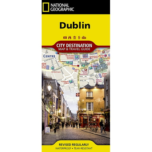 National Geographic Destination City Map: Dublin - Folded Map