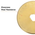 thumbnail image 4 of Unique Bargains Rotary Cutter Blades 45mm Steel for Sewing, Gold Tone, 5 Pieces, 4 of 5