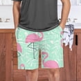 thumbnail image 7 of GZHJMY Flamingo Pajama Pants Short for Men, Lounge Pants Lightweight Men Pajama Bottoms with Drawstring Pockets, Christmas New Year Birthday Gifts, X-Large, 7 of 7