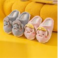 thumbnail image 2 of Women's slippers Cute pig slippers Animal slippers Warm home slippers Winter plush thick soled slippers, 2 of 11