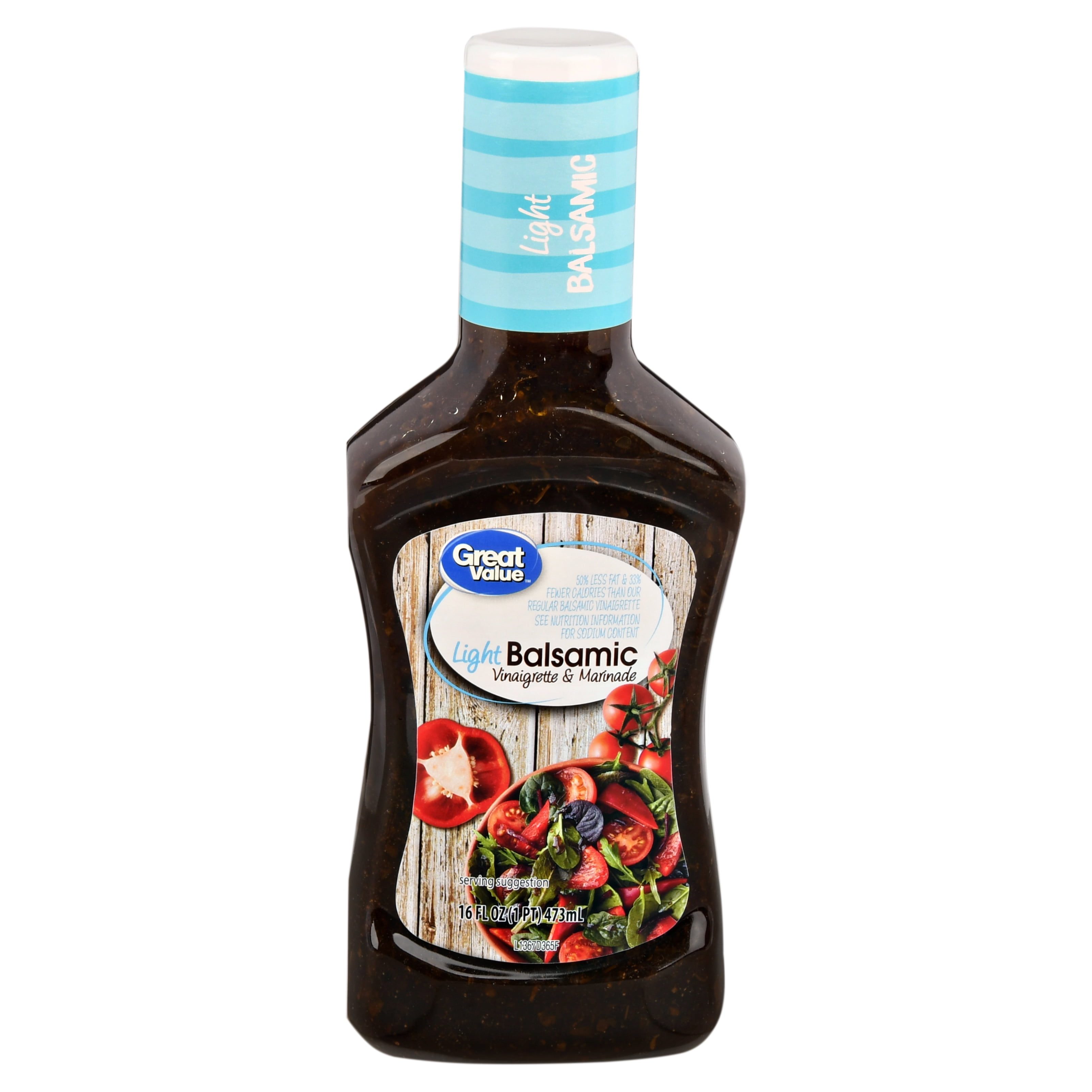 Great Value Light Balsamic Vinaigrette Dressing, 16 oz